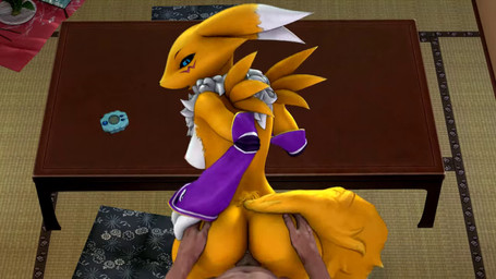 animal_genitalia anthro anthro_penetrated balls_deep biped black_sclera blue_eyes bouncing_breasts breasts claws clothing digiphilia doggystyle duo erection exposed_breasts eye_contact faceless_character faceless_human faceless_male female female_focus female_on_human female_penetrated fingers first_person_view fluffy fluffy_tail from_behind_position fur genitals hair half-closed_eyes human_on_anthro human_penetrating human_penetrating_anthro human_penetrating_female human_pov humanoid_genitalia humanoid_penis interspecies looking_at_another looking_at_partner looking_at_viewer male male/female male_on_anthro male_penetrating male_penetrating_female male_pov markings muscular muscular_male narrowed_eyes navel nipples nude on_bottom open_mouth paws pecs penetrating_pov penetration penile penile_penetration penis penis_in_vagina sex tail thrusting vaginal vaginal_penetration vulva white_body white_fur yellow_body yellow_fur devilscry warfaremachine_(modeler) bandai_namco digimon warfare_renamon canid canine digimon_(species) human mammal renamon 16:9 2025 3d_(artwork) 3d_animation animated digital_media_(artwork) high_framerate loop no_sound shaded short_playtime source_filmmaker_(artwork) webm widescreen