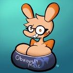 anthro big_breasts bra breasts clothing eyelashes eyeliner female gender_symbol hair makeup male_symbol orange_body orange_eyes orange_hair simple_background solo symbol teal_background topwear underwear orangedo69 bor_(orangedo69) lagomorph leporid mammal rabbit 1:1 shaded soft_shading watermark male_(lore)