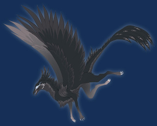 ambiguous_gender black_body black_feathers black_fur black_wings cheek_tuft claws empty_eyes facial_tuft feathers feral fur grey_body grey_feathers grey_fur grey_wings open_mouth side_view simple_background solo tail teeth transparent_background tuft unsigned white_claws wings santanahoffman species_request 5:4 alpha_channel full-length_portrait hi_res portrait