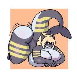 anthro big_breasts big_butt blush breasts butt female huge_breasts huge_butt hyper hyper_breasts hyper_butt solo thick_thighs haosafterdark jennifer_(haosafterdark) 1:1 absurd_res hi_res
