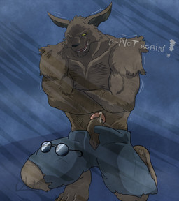 angry anthro attack barazoku biceps big_muscles bodily_fluids brown_body brown_fur claws clothed clothing erection eyewear fangs fur genitals glasses hair huge_muscles long_ears male moon muscular muscular_anthro muscular_male night pecs penis purple_nose saliva simple_background solo teeth topless torn_clothing transformation yellow_eyes audiophilliac cybersix_(copyright) mythology lucas_amato canid canine canis mammal mythological_canine mythological_creature werecanid werecanine werecreature werewolf wolf bust_portrait digital_media_(artwork) hi_res portrait