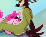 anthro anthro_on_feral anthro_penetrating anthro_penetrating_feral beak bestiality blue_eyes blush canon_x_oc duo feathers fellatio female feral feral_penetrated fur hair hand_on_head hooves interspecies looking_at_viewer male male/female male_on_feral male_penetrating oral oral_penetration penetration penile pink_body pink_fur pink_hair red_eyes scrunched_nose sex simple_background smile testostepone friendship_is_magic hasbro my_little_pony ellie_(elicitie) pinkie_pie_(mlp) avian bird earth_pony equid equine horse mammal pony 2022 digital_drawing_(artwork) digital_media_(artwork)