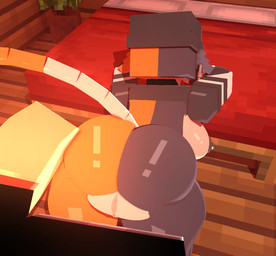 anthro areola aroused beanie bed bed_sheet bedding big_areola big_breasts big_butt big_nipples blush blush_lines bodily_fluids breasts butt butt_focus butt_grab choker clothed clothing clothing_lift collar crying curvy_figure female from_behind_position fur furniture genitals hand_on_butt hat headgear headwear huge_breasts huge_butt huge_thighs jewelry male necklace nipple_piercing nipples piercing rear_view sex simple_background solo tail tears teeth thick_thighs vulva wide_hips coresvoid epic_games fortnite fortnite:_battle_royale microsoft minecraft mojang xbox_game_studios meow_skulls calico_cat domestic_cat felid feline felis mammal 2025 3d_(artwork) digital_media_(artwork) hi_res mine-imator_(artwork)