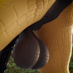 anthro anus backsack balls butt day egg egg_in_ass gaping gaping_anus genitals male outside oviposition penis solo stretched_anus graventhax sound_warning mythology crocodile crocodilian dragon mythological_creature mythological_scalie reptile scalie 1:1 3d_(artwork) 3d_animation animated digital_media_(artwork) high_framerate long_playtime sound video