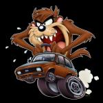 4_fingers anthro black_background black_nose bodily_fluids brown_body brown_fur brown_hair car driving fingers fur hair inside_car inside_vehicle male nude open_mouth outline sharp_teeth short_hair simple_background smoke solo sweat teeth toony vehicle whiskers drew_gardner bridgestone ford looney_tunes warner_brothers tasmanian_devil_(looney_tunes) dasyurid dasyuromorph mammal marsupial tasmanian_devil 1:1 2013 absurd_res hi_res