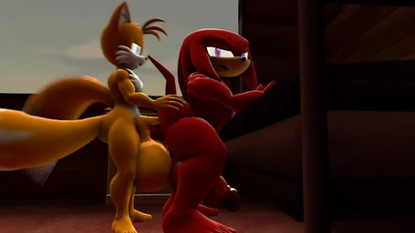 2_tails anal anal_penetration anthro anthro_on_anthro anthro_penetrated anthro_penetrating anthro_penetrating_anthro ball_slap balls balls_deep balls_touching barefoot big_balls big_penis bouncing_balls bouncing_butt bouncing_penis butt butt_grab duo erection feet fluffy fluffy_tail from_behind_position genitals hand_on_butt huge_balls huge_penis hyper hyper_genitalia interspecies male male/male male_penetrated male_penetrating male_penetrating_male moan multi_tail multiple_angles nude orange_body penetration penile penile_penetration penis penis_in_ass red_body sex slap tail thick_penis mtymac sound_warning sega sonic_the_hedgehog_(series) knuckles_the_echidna miles_prower canid canine echidna fox mammal monotreme 16:9 3d_(artwork) 3d_animation animated digital_media_(artwork) short_playtime sound source_filmmaker_(artwork) video widescreen