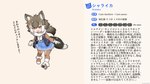 16:9 animal_humanoid blush bottomwear brown_eyes brown_hair canid canid_humanoid canine canine_humanoid clothing cute_fangs dipstick_tail dog_humanoid english_text fan_character female footwear gloves hair handwear hi_res humanoid inner_ear_fluff jackal_humanoid jacket japanese_text kemono_friends leggings legwear long_hair mammal mammal_humanoid markings mo23 multicolored_hair open_mouth scientific_name shoes skin_fang skirt socks solo tail tail_markings text topwear translation_request tuft white_hair white_tail_tip widescreen