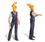 clothed clothing eyewear fire fully_clothed glasses male not_furry simple_background solo white_background jazzycat undertale undertale_(series) grillby elemental_creature elemental_humanoid fire_creature fire_humanoid humanoid 2016