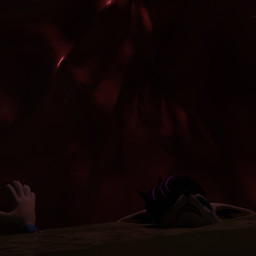 anthro bodily_fluids dark_lighting fur hair male organs purple_hair solo stomach stomach_acid vore white_body white_fur randomly_649 tip(mocha) rexouium 1:1 3d_(artwork) blender_(artwork) blender_cycles_(artwork) digital_media_(artwork)