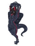 anthro athletic athletic_anthro athletic_male athletic_sub biped black_collar black_latex clothing collar cuff_(restraint) forked_tongue fur latex latex_clothing latex_skinsuit leg_cuffs looking_at_viewer male null_bulge restraints skinsuit solo standing stretching submissive submissive_anthro submissive_male tight_clothing tongue tongue_out wings_tied wrist_cuffs takanuri european_mythology mythology dragon furred_dragon furred_scalie mythological_creature mythological_scalie scalie western_dragon 2024 3:4 absurd_res hi_res