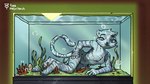 anthro aquarium breasts butt female fish_tank fully_submerged fur looking_at_viewer lying nude on_side reclining_pose smile solo tail vivarium white_body tea_patriarch felid mammal pantherine tiger 16:9 digital_media_(artwork) hi_res widescreen