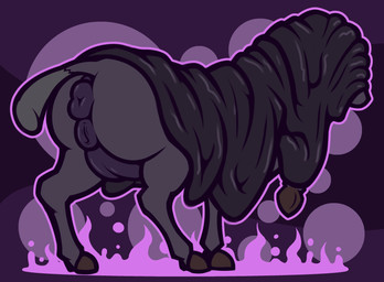animal_genitalia animal_vulva anus crotch_breasts equine_anus equine_genitalia equine_vulva female feral fur genitals grey_body grey_fur hooves puffy_anus solo teats vulva y_anus ikakins elden_ring fromsoftware night's_cavalry equid equine horse mammal absurd_res hi_res