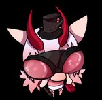 alien alpha_channel clothing demon enna_(flophelia) eyewear female flophelia goggles hair hat headgear headwear horn humor joke meme red_horn standing sticker tagme team_fortress team_fortress_2 valve white_hair