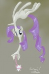 diamond_(gem) female gem grey_background horn quadruped simple_background solo tail tongue what average_artist friendship_is_magic hasbro my_little_pony mythology rarity_(mlp) equid equine mammal mythological_creature mythological_equine unicorn inspired_by_formal_art