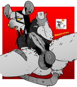 angry anthro anus black_hair black_pubes bodily_fluids electronics erection foreskin genital_fluids genital_piercing genitals hair long_hair male nude penis penis_piercing phone piercing precum presenting pubes ring sharp_teeth solo teeth cyantmov bolt_(cyantmov) mammal mouse murid murine rodent