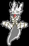 antennae_(anatomy) anthro anus bdsm bodily_fluids bondage bound cute_fangs fangs female fur fur_markings genital_fluids genitals long_tail long_tongue looking_at_viewer markings navel restraints rope rope_bondage rope_harness saliva solo spread_legs spreading tail teeth tongue tongue_out vaginal_fluids vulva deadzephyr4114 yuzi_(sotu) alien lumari alpha_channel