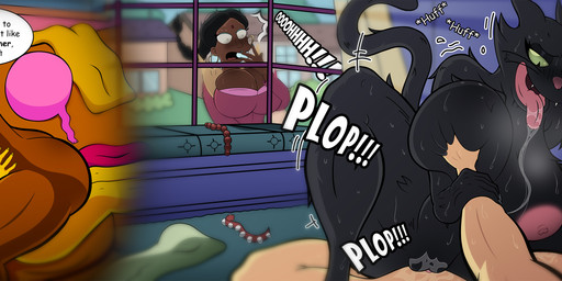 ahegao anthro anthro_penetrated anthrofied areola arm_grab big_breasts big_butt black_body black_fur blue_hair blurred_background blurred_character blush blush_lines bodily_fluids bouncing_breasts bra breast_grab breast_squish breasts breath brown_body brown_skin building butt clothing clothing_on_floor clothing_on_sofa collar crouching_sex curtains curtains_open cute_fangs dialogue digitigrade drooling ear_piercing ear_ring ears_down eyebrows fangs female female_anthro female_human female_penetrated fur fur_texture furniture gem genital_fluids genitals glistening glistening_breasts green_clothing green_eyes group gynomorph gynomorph/female gynomorph_human gynomorph_penetrating gynomorph_penetrating_anthro gynomorph_penetrating_female hair hand_on_breast hands_on_another's_hips hands_on_hips heart_symbol house huge_breasts human_on_anthro human_on_human human_penetrated human_penetrating human_penetrating_anthro human_penetrating_human humanoid_genitalia humanoid_hands in_heat indian intersex intersex/female intersex_human intersex_penetrating intersex_penetrating_female interspecies intimidation intraspecies jewelry lips living_room looking_pleasured lying lying_on_ground lying_on_sofa messy motion_lines necklace necklace_only nipples nude nude_anthro nude_female nude_gynomorph nude_human on_breasts on_ground on_sofa one_eye_closed onomatopoeia open_mouth orgasm_face pearl_(gem) pearl_necklace penetration penile penile_penetration penis_in_vagina picture_frame piercing pink_areola pink_bra pink_clothing pink_nose pink_tongue pink_underwear pink_vulva pivoted_ears profanity pupils red_collar ring_piercing saliva saliva_on_tongue saliva_string sex shadow shocked side_boob slit_pupils smack_(sound_effect) sofa sound_effects speech_bubble squish surprised sweat sweat_on_breast sweatdrop tail teeth teeth_showing text tongue tongue_out translucent translucent_body trio underwear vaginal vaginal_fluids vaginal_penetration vulva whiskers window yellow_body yellow_skin awesomemazda04 20th_century_fox 20th_century_studios the_simpsons manjula_nahasapeemapetilon marge_simpson snowball_(the_simpsons) domestic_cat felid feline felis human humanoid mammal absurd_res cel_shading english_text hi_res hindi_text shaded translated watermark widescreen