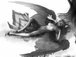 aeris cervine clitoris clitoris_piercing deer feathers female genital_piercing greyscale hair hattonslayden hi_res hooves horn hybrid looking_at_viewer lying monochrome navel nipple_chain nipple_piercing nipples on_back outside piercing playful pussy short_hair wings
Rating: Explicit
Score: 14
User: AaronKais
Date: June 28, 2013