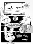 anthro black_tie_(suit) clothing dialogue duo game_show game_show_contestant game_show_host humor profanity suit text spincraze jeopardy! dumbwhore_(redic-nomad) beaver lagomorph leporid mammal rabbit rodent 2024 black_and_white comic english_text hi_res monochrome