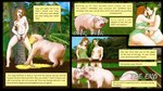 bodily_fluids domestic_pig english_text female female/female feral genital_fluids group hi_res human male mammal matty sicco standing suid suina sus_(pig) text three_frame_image transformation transformation_sequence urine watersports