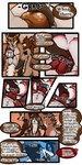 1:2 2021 anal anal_penetration animal_genitalia anthro biped bodily_fluids breath butt canid canine canis cobalt_(tatsuchan18) collar comic dialogue drooling drooling_tongue english_text fenrir_(tatsuchan18) fox fur genitals group hair hand_on_penis hi_res hybrid knot looking_pleasured male mammal maned_wolf open_mouth panting penetration penis saliva sheath spade_(tatsuchan18) spades_(suit) speech_bubble standing suit_symbol tatsuchan18 text trio wolf