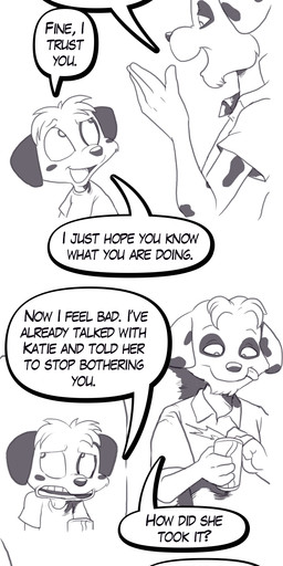 anthro beverage_can clothed clothing dialogue duo furniture male sofa speech_bubble text underwear wedgie young nauyaco forestdale antonio_burnside_(forestdale) dallas_burnside_(forestdale) canid canine canis dalmatian domestic_dog mammal 2025 absurd_res comic english_text hi_res long_image tall_image url brother_(lore) brothers_(lore) sibling_(lore)