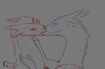 ambiguous/ambiguous ambiguous_gender bodily_fluids breath duo eye_contact feral french_kissing kissing looking_at_another looking_pleasured saliva saliva_on_tongue saliva_string celery_kin mythology wings_of_fire dragon mythological_creature mythological_scalie nightwing_(wof) sandwing_(wof) scalie animated hi_res no_sound short_playtime sketch webm