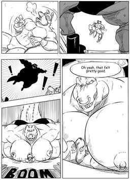 abs anthro areola belly_flop big_moobs boob_crush bulge crush dialogue duo facial_piercing fighting_ring huge_moobs jobber larger_anthro larger_male male mask masked_face moob_crush moobs muscular muscular_anthro muscular_arms muscular_male nipple_piercing nipple_ring nipples nose_piercing nose_ring obese obese_anthro obese_male overweight overweight_anthro overweight_male pecs piercing ring_piercing sharp_teeth size_difference speech_bubble sports_mask sportswear teeth text wrestler wrestling wrestling_briefs wrestling_clothing wrestling_mask wrestling_outfit reagan700 masked_wolf_(crytus) oomer_(houndgrey) canid canine canis kaiju mammal monster reptile scalie wolf 2017 black_and_white comic english_text hi_res monochrome