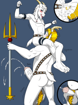 age_difference anthro anthro_on_anthro anthro_penetrated anthro_penetrating anthro_penetrating_anthro athletic athletic_anthro athletic_male balls beard blonde_hair blush bodily_fluids butt cum cum_in_mouth cum_inside cumshot duo ejaculation erection facial_hair fur genital_fluids genitals hair hands-free horn humanoid_genitalia humanoid_penis larger_penetrated long_ears male male/male male_penetrated male_penetrating male_penetrating_male mature_anthro mature_male melee_weapon muscular muscular_anthro muscular_male nipple_piercing nipple_ring nipples nude older_male older_penetrated open_mouth oral oral_penetration orgasm penetration penile penile_penetration penis piercing ring_piercing sex simple_background size_difference smile son_penetrating_father tail tongue weapon white_body white_fur younger_male dustin_c undertale undertale_(series) asgore_dreemurr asriel_dreemurr asriel_dreemurr_(god_form) boss_monster_(undertale) bovid caprine goat mammal 3:4 hi_res father_(lore) father_and_child_(lore) father_and_son_(lore) incest_(lore) parent_(lore) parent_and_child_(lore) parent_and_son_(lore) son_(lore)