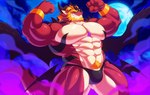 4_fingers abs anthro bat_wings beard black_clothing black_sclera black_underwear blonde_hair claws clothing facial_hair fangs fingers grin hair horn looking_at_viewer male membrane_(anatomy) membranous_wings moon muscular muscular_anthro muscular_male night pecs pubes purple_eyes red_body sharp_teeth smile solo tail teeth underwear white_body wings kulplant mythology winston_(vaanxdragon) dragon mythological_creature mythological_scalie scalie 2021 digital_media_(artwork) hi_res