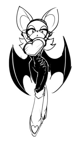 anthro bat_wings bedroom_eyes big_breasts boots breasts cleavage clothed clothing female footwear half-closed_eyes hands_behind_head looking_at_viewer membrane_(anatomy) membranous_wings narrowed_eyes navel pose seductive shoes simple_background solo tight_clothing wings kimsan-stuff sega sonic_the_hedgehog_(series) rouge_the_bat bat mammal 2018 digital_media_(artwork) hi_res monochrome source_request unavailable_at_source