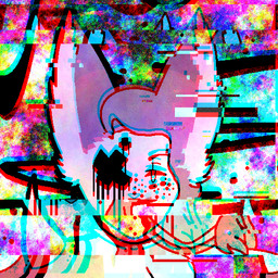 bright_colors corruption glitch hair john_eweans long_hair looking_at_viewer male solo epilepsy_warning varlus animal_humanoid canid canid_humanoid canine canine_humanoid fox_humanoid humanoid mammal mammal_humanoid 1:1 animated animated_gif colorful_theme short_playtime