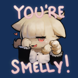 4_fingers ahoge alternative_fashion anthro bangs black_clothing black_dress black_topwear button_(fastener) clothing dress exclamation_point eyelashes female fingers fluffy fluffy_hair fur gesture goth gothic_lolita hair hand_gesture hand_on_face heart_symbol j-fashion kemono lolita_(fashion) looking_at_viewer one_eye_obstructed open_mouth open_smile pigtails pointing pointing_at_viewer pupils red_eyes short_hair slit_pupils smile solo tan_body tan_ears tan_fur tan_hair text topwear white_clothing white_pupils white_topwear hasukii herba_(hasukii) canid canine mammal 1:1 alpha_channel bust_portrait english_text low_res portrait reaction_image