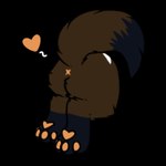 anthro anus brown_body brown_fur fur heart_symbol male pawpads simple_background solo tail transparent_background x_anus unknown_artist bestboi 1:1 alpha_channel low_res thumbnail