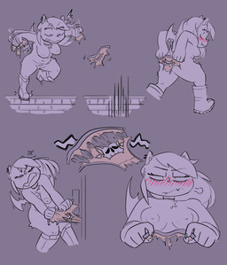 5_fingers anthro areola blush boots boots_only breasts butt clothed clothing clothing_pull covering covering_self cute_fangs ear_piercing eyes_closed fangs female fingers footwear footwear_only genitals looking_at_viewer male male_anthro mostly_nude navel nipples nude nude_anthro nude_male open_mouth panties piercing shoes skull_symbol solo stuck_in_door tail teeth topless torn_clothing underwear vulva wings blueregardtwo tasha_(blueregardtwo) bat mammal hi_res