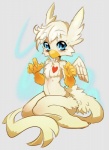 anthro beak feathered_wings feathers female nude solo tail wings slugbox mythology hoot_(character) avian gryphon mythological_avian mythological_creature