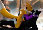 anthro black_body black_fur bodily_fluids cum cum_in_pussy cum_inside duo female fur genital_fluids kissing love male male/female sex yellow_body yellow_fur alexthewolf1337 bandai_namco digimon alex_(alexthewolf1337) canid canine canis digimon_(species) mammal renamon wolf 3d_(artwork) absurd_res digital_media_(artwork) hi_res