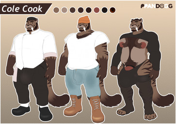 accessory anthro beanie big_bulge big_penis boots bottomwear bulge clothed clothing cock_ring covered_eyes denim denim_bottomwear denim_clothing detailed_bulge fangs fluffy fluffy_tail footwear fully_clothed genitals hat hat_over_eyes headgear headwear huge_penis ineffective_clothing jeans jewelry legwear long_tail looking_at_viewer male pants penis penis_accessory penis_jewelry rolled_up_sleeves sabertooth_(anatomy) shirt shoes skimpy smile socks solo standing stockings t-shirt tail teeth text topwear ppandogg cougar felid feline hybrid mammal prehistoric_species saber-toothed_tiger english_text hi_res model_sheet