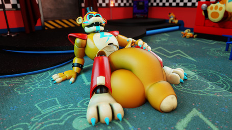 anthro balls big_balls big_penis genitals growth growth_drive huge_balls huge_penis hyper hyper_balls hyper_genitalia hyper_penis male penis solo spread_legs spreading richardbunbon five_nights_at_freddy's five_nights_at_freddy's:_security_breach scottgames steel_wool_studios glamrock_freddy 16:9 3d_(artwork) digital_media_(artwork) hi_res widescreen