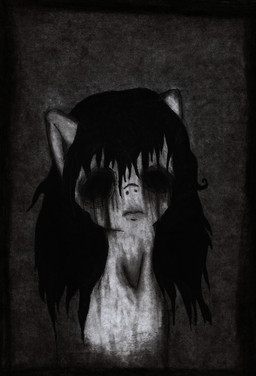 alternative_fashion anthro bilemirth black_hair bodily_fluids crying depression female goth hair mane melting nightmare_fuel pale_fur sad solo tears unhappy893 friendship_is_magic hasbro my_little_pony fan_character equid equine horse mammal pony absurd_res charcoal_(artwork) hi_res portrait traditional_media_(artwork)