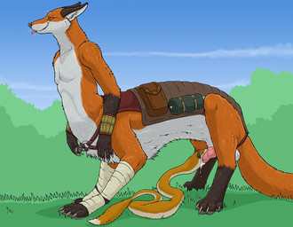 ambiguous_feral ambiguous_gender ambiguous_penetrated balls bestiality bodily_fluids brown_eyes claws cum cum_drip cum_in_mouth cum_inside deep_throat dripping duo erection fellatio feral feral_on_taur feral_penetrated fur genital_fluids genitals grass knot looking_pleasured male male/ambiguous male_penetrating male_penetrating_ambiguous male_taur oral oral_penetration orange_body orange_fur outside penetration penile penile_penetration penis penis_in_mouth plant saddle saddle_bag serpentine sex snout taur_penetrating taur_penetrating_feral tongue tongue_out whiskers white_body white_fur strega hialfi canid canid_taur canine canine_taur fox fox_taur mammal mammal_taur pipefox taur hi_res