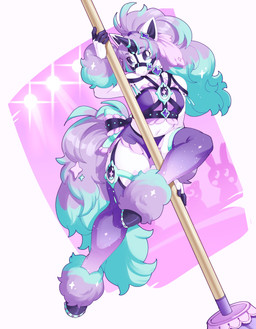 anthro bridle clothed clothing collar crop_top dancing female frilly frilly_clothing frilly_lingerie harness hooves horn lingerie navel pole shirt solo stripper_pole tail topwear frogbians mythology nintendo pokemon equid equine galarian_form galarian_ponyta generation_8_pokemon mammal mythological_creature mythological_equine pokemon_(species) regional_form_(pokemon) unicorn hi_res