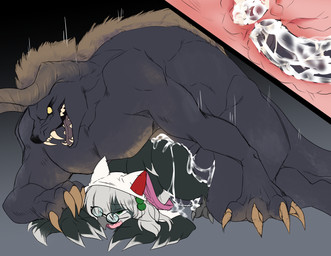 anthro anthro_on_anthro anthro_penetrated anthro_penetrating anthro_penetrating_anthro beak big_penis blush bodily_fluids butt cervical_contact claws clothed clothing cum cum_in_uterus cum_in_vagina cum_inside duo ejaculation erection eyewear facial_markings female female_anthro female_penetrated from_behind_position fucked_silly fur genital_fluids genitals glasses grey_beak grey_hair hair head_markings horn humanoid_genitalia humanoid_penis internal internal_vaginal larger_anthro larger_male looking_pleasured male male/female male_anthro male_penetrating male_penetrating_female markings muscular muscular_male nude nude_anthro nude_female open_beak open_mouth penetration penile penile_penetration penis penis_in_vagina robe sex simple_background size_difference smaller_anthro smaller_female smaller_penetrated tail teeth tongue tongue_out uterus vaginal vaginal_penetration wings young young_anthro young_female loreking final_fantasy square_enix fukiyo_(pokeandpenetrate) mage_(final_fantasy) white_mage_(final_fantasy) avian behemoth_(final_fantasy) bird mammal owl absurd_res digital_media_(artwork) hi_res source_request