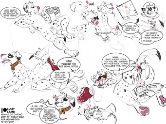 anal anal_penetration animal_genitalia animal_penis anthro bdsm black_body black_fur black_spots canine_genitalia canine_penis collar dialogue disembodied_penis duo erection fur genitals humiliation knot magic male male/male male_penetrated male_penetrating male_penetrating_male markings mtn_transformation null_bulge nullification orgasm_denial pawpads penetration penis petplay pink_nose pink_pawpads profanity red_penis role_reversal roleplay sex solo_focus spots spotted_body spotted_fur text tight_orifice transformation unable_to_cum white_body white_fur conditional_dnp lustylamb canid canine canis dalmatian domestic_dog mammal 4:3 english_text