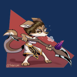 abstract_background anthro bandage bandaged_chest big_ears bodily_fluids eyeshadow female fluffy fluffy_tail halberd magic_user makeup melee_weapon polearm solo sweat tail training warrior weapon yellow_sclera turkojar ivelmina_lune canid canine canis jackal mammal 1:1 alpha_channel hi_res