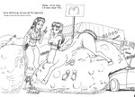 after_vore belly big_belly breasts female female_pred group huge_belly outside overweight simple_background text vore white_background frakass european_mythology greek_mythology mcdonald's mythology centaur equid equid_taur humanoid_taur mammal mammal_taur taur 2006 english_text sketch