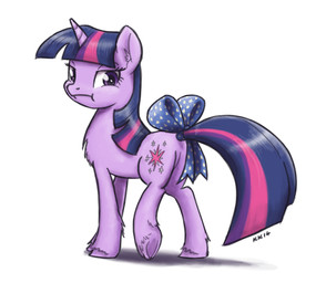 accessory bow_(feature) bow_accessory bow_ribbon cutie_mark female feral fur furgonomics hair horn looking_at_viewer multicolored_hair purple_body purple_eyes purple_fur purple_hair quadruped ribbons simple_background solo tail tail_accessory tail_bow tail_ribbon two_tone_hair white_background king-kakapo friendship_is_magic hasbro my_little_pony mythology twilight_sparkle_(mlp) equid equine mammal mythological_creature mythological_equine unicorn 2014