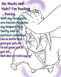 alternate_species anthro breast_growth breasts dialogue female first_person_view furrification gender_transformation growth headpat male mtf_transformation nipple_outline petting standing transformation candondor human mammal species_request hi_res