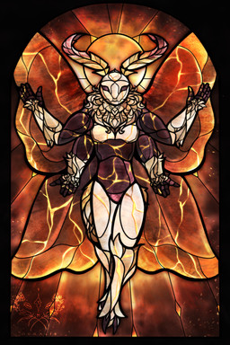 4_arms 5_fingers antennae_(anatomy) anthro arthropod_abdomen biped black_body black_sclera brown_body brown_fur fingers fur insect_wings kintsugi_(art) lepidopteran_wings looking_at_viewer multi_arm multi_limb neck_tuft tuft wings neralis floof_(binaryfloof) arthropod insect lepidopteran moth absurd_res hi_res