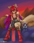 anthro breasts cleavage clothed clothing colored_nails cosplay crossgender female footwear hair high_heels looking_at_viewer melee_weapon nails plushie red_hair shoes skimpy solo sword weapon abluedeer arc_system_works guilty_gear ky_kiske leona_(aka)_little_one sledge sol_badguy animate_inanimate domestic_cat felid feline felis gear_(guilty_gear) living_plushie mammal 2013 4:5 digital_media_(artwork) hi_res shaded